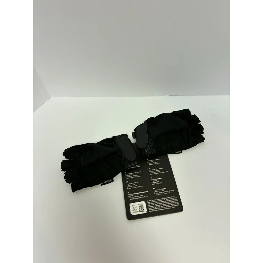 Adidas Essential Adjustable Training Gloves L Black Pink Aeroready Gym Workout F
